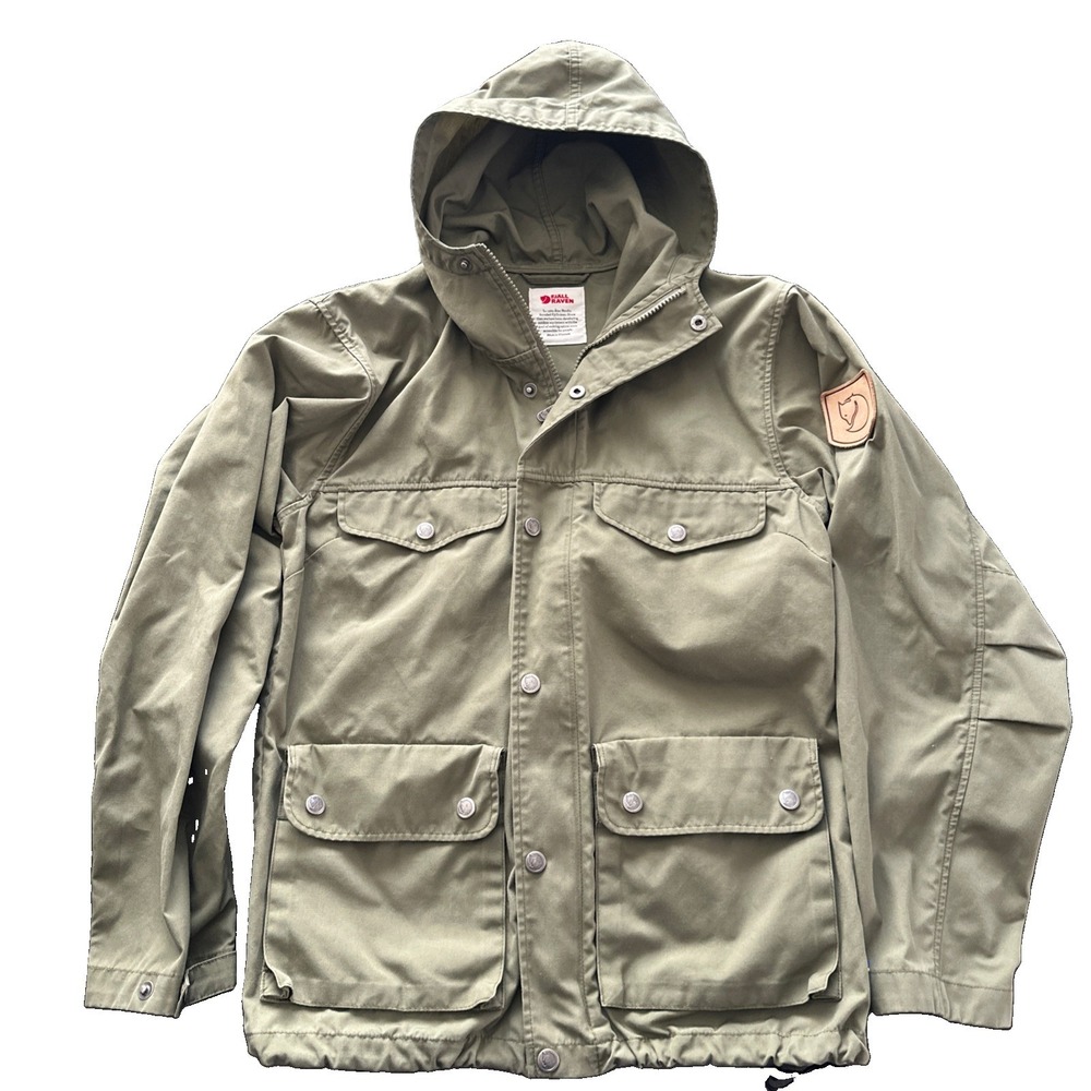 FJALLRAVEN G-1000 Military Jacket Size XXS Green Full Zip Windproof